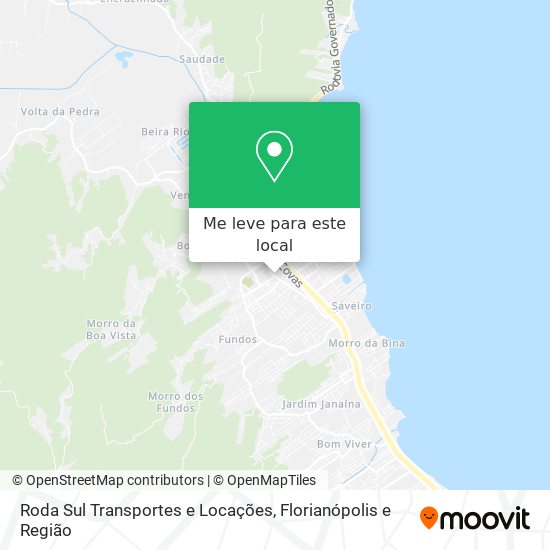 Roda Sul Transportes e Locações mapa