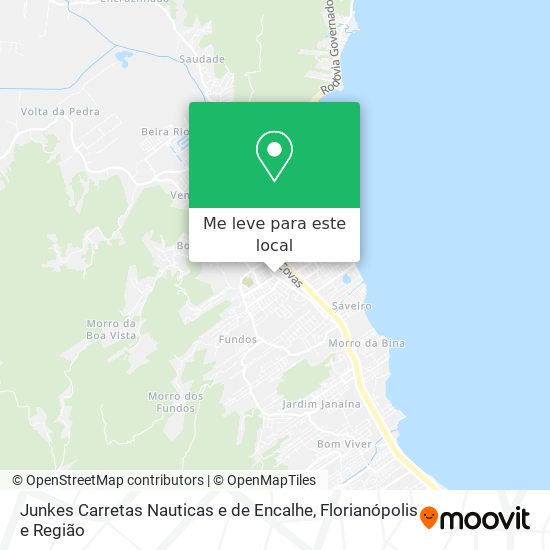 Junkes Carretas Nauticas e de Encalhe mapa