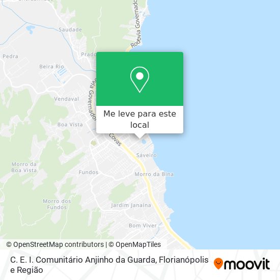 C. E. I. Comunitário Anjinho da Guarda mapa