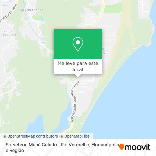 Sorveteria Mané Gelado - Rio Vermelho mapa