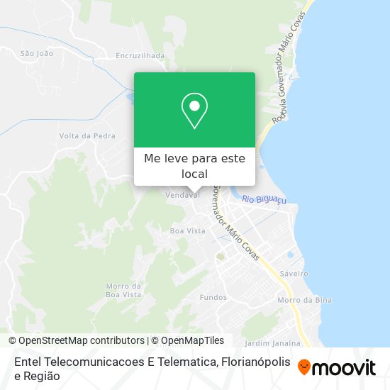 Entel Telecomunicacoes E Telematica mapa