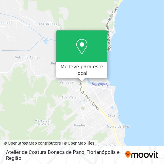 Atelier de Costura Boneca de Pano mapa