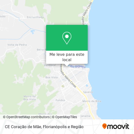 CE Coração de Mãe mapa