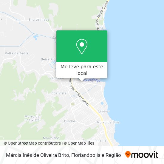 Márcia Inês de Oliveira Brito mapa