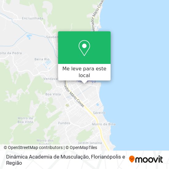 Dinâmica Academia de Musculação mapa