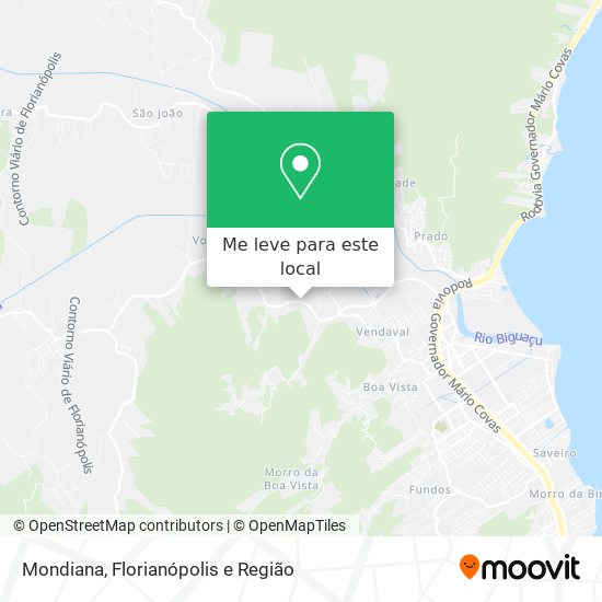 Mondiana mapa