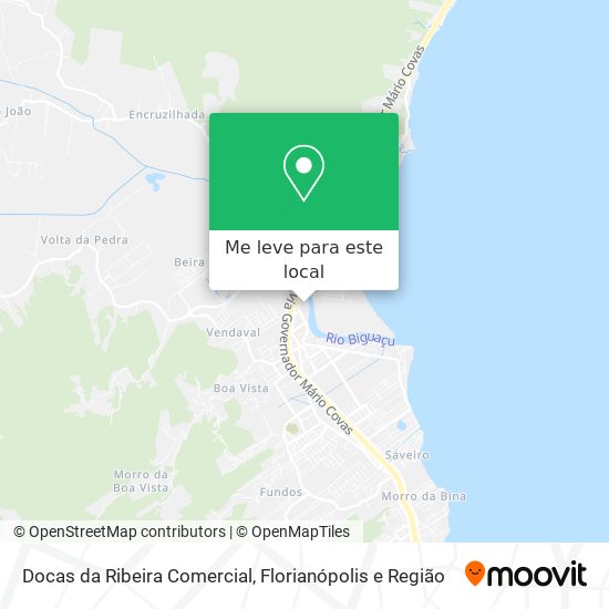 Docas da Ribeira Comercial mapa