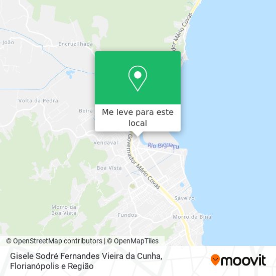 Gisele Sodré Fernandes Vieira da Cunha mapa