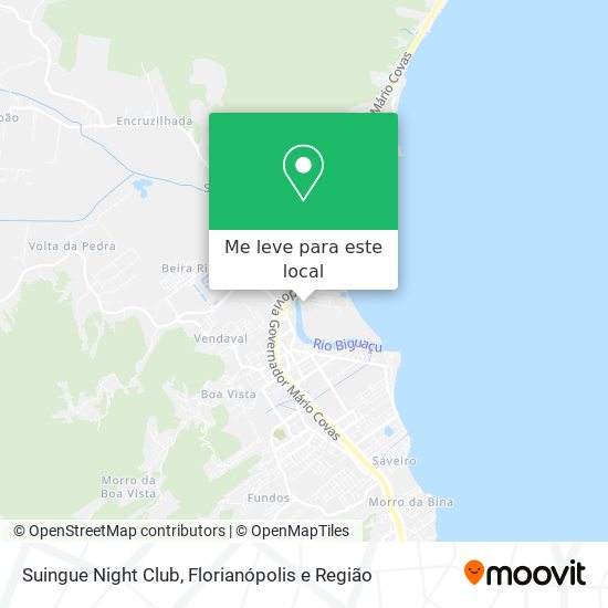 Suingue Night Club mapa