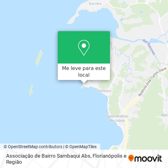 Associação de Bairro Sambaqui Abs mapa