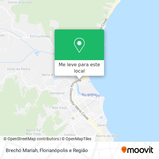 Brechó Mariah mapa