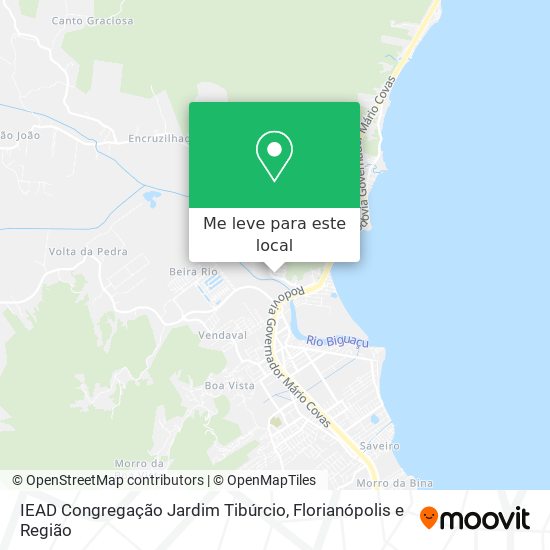 IEAD Congregação Jardim Tibúrcio mapa