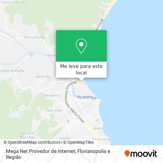 Mega Net Provedor de Internet mapa