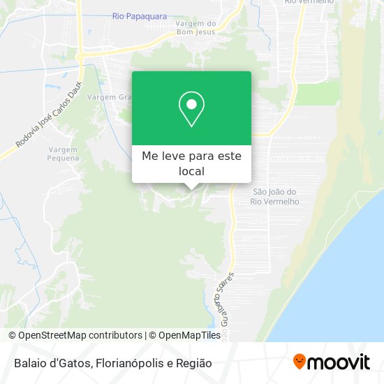Balaio d'Gatos mapa