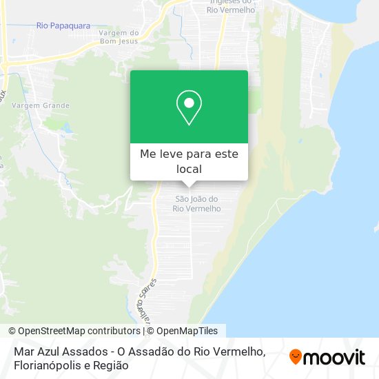 Mar Azul Assados - O Assadão do Rio Vermelho mapa
