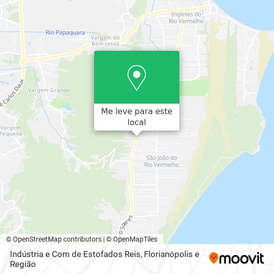 Indústria e Com de Estofados Reis mapa