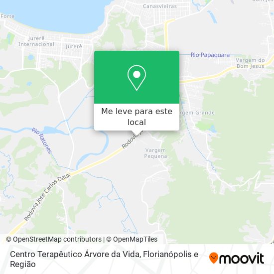 Centro Terapêutico Árvore da Vida mapa