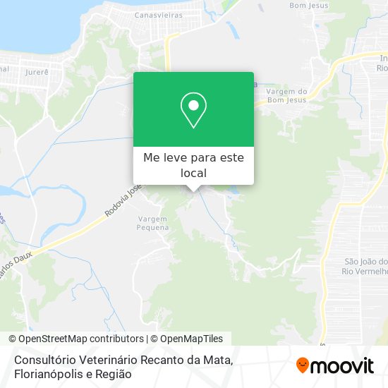 Consultório Veterinário Recanto da Mata mapa