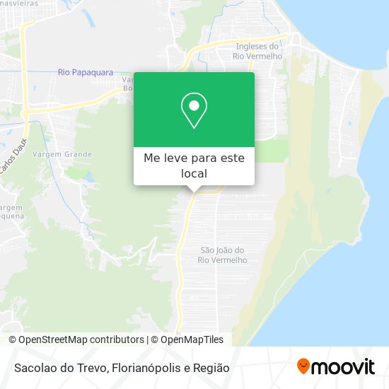 Sacolao do Trevo mapa