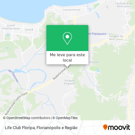 Life Club Floripa mapa