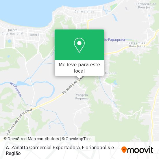 A. Zanatta Comercial Exportadora mapa