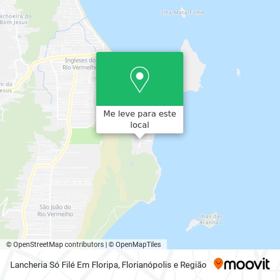 Lancheria Só Filé Em Floripa mapa