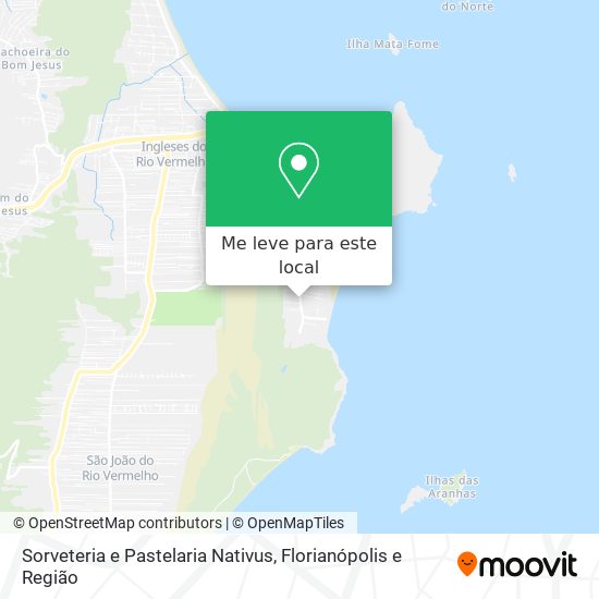Sorveteria e Pastelaria Nativus mapa