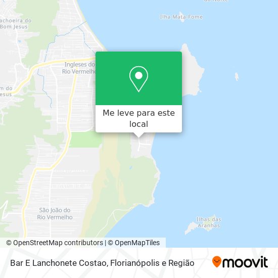 Bar E Lanchonete Costao mapa