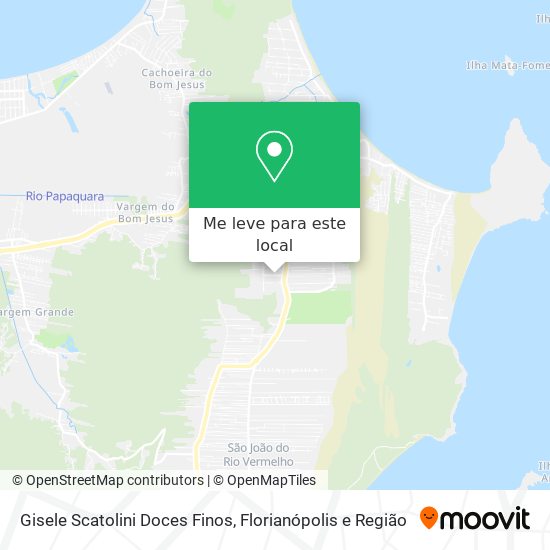 Gisele Scatolini Doces Finos mapa