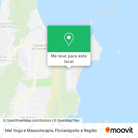 Mel Yoga e Massoterapia mapa