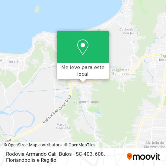 Rodovia Armando Calil Bulos - SC-403, 608 mapa