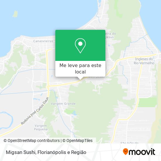 Migsan Sushi mapa