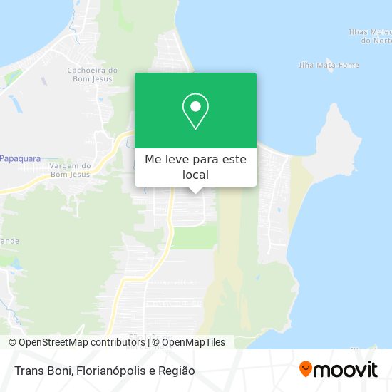 Trans Boni mapa