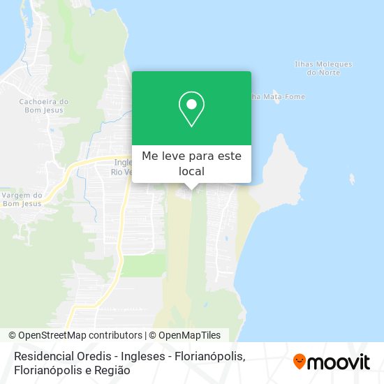 Residencial Oredis - Ingleses - Florianópolis mapa