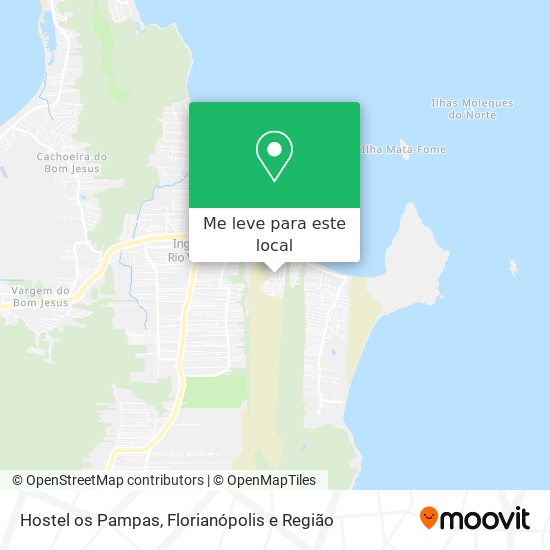 Hostel os Pampas mapa