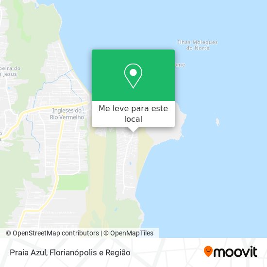 Praia Azul mapa