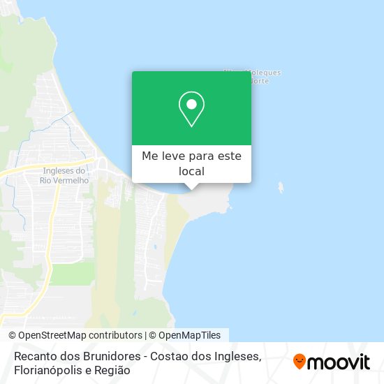 Recanto dos Brunidores - Costao dos Ingleses mapa