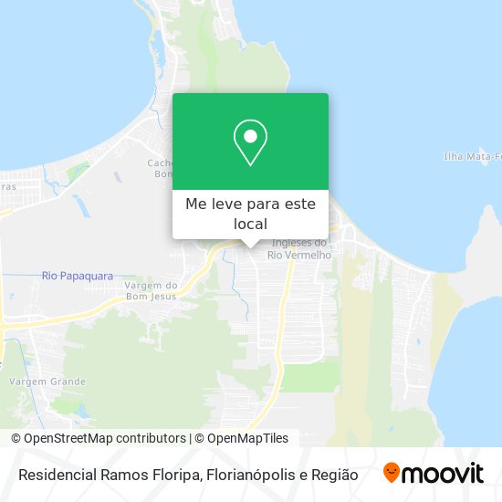 Residencial Ramos Floripa mapa