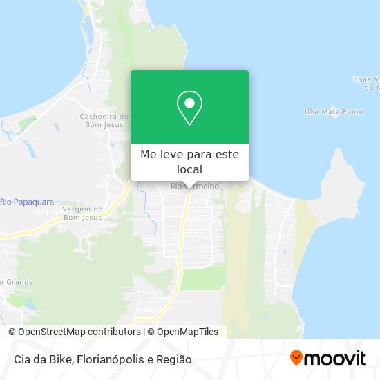 Cia da Bike mapa