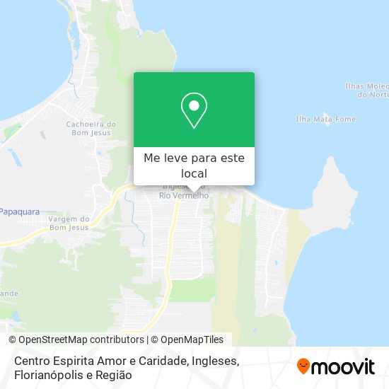 Centro Espirita Amor e Caridade, Ingleses mapa