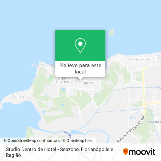 Studio Dentro de Hotel - Seazone mapa