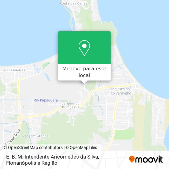 E. B. M. Intendente Aricomedes da Silva mapa