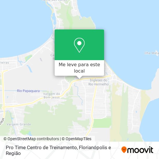 Pro Time Centro de Treinamento mapa
