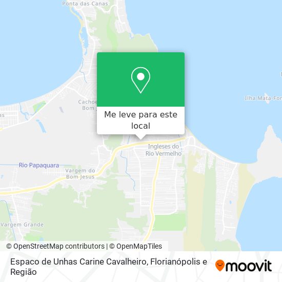 Espaco de Unhas Carine Cavalheiro mapa