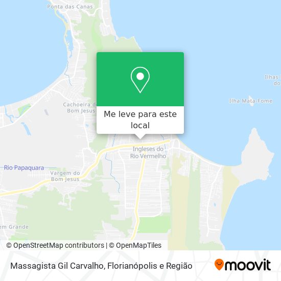 Massagista Gil Carvalho mapa