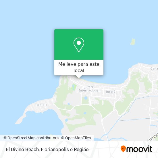 El Divino Beach mapa