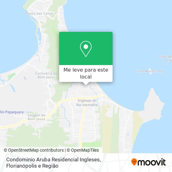 Condominio Aruba Residencial Ingleses mapa