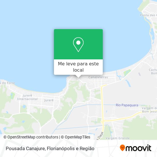 Pousada Canajure mapa