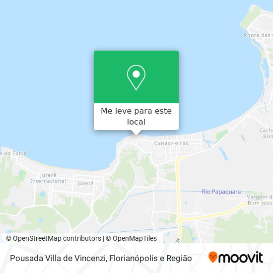 Pousada Villa de Vincenzi mapa