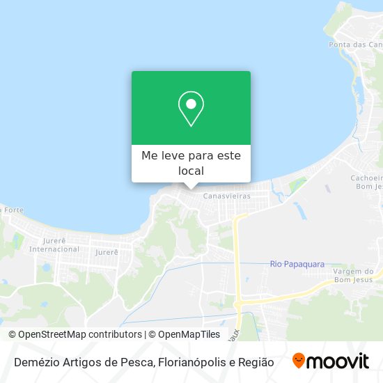 Demézio Artigos de Pesca mapa